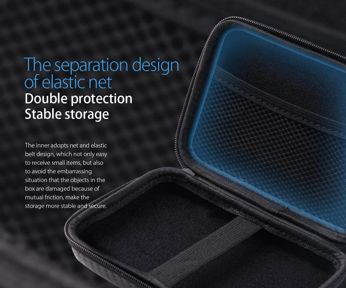 ORICO 2.5 Hard Disk Case Portable HDD Protection Bag for External 2.5 inch Hard Drive/Earphone/U Disk Hard Disk Drive Case Black