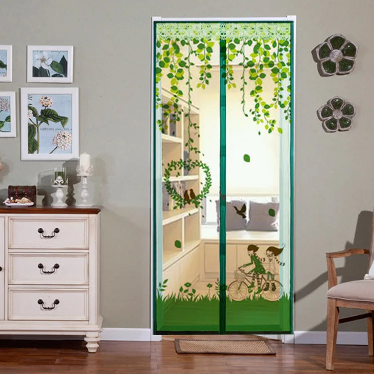 Hands-free Magnetic Mosquito net door screen mesh Automatic Closing Anti Mosquito Insect Fly Bug door curtain net Custom Size