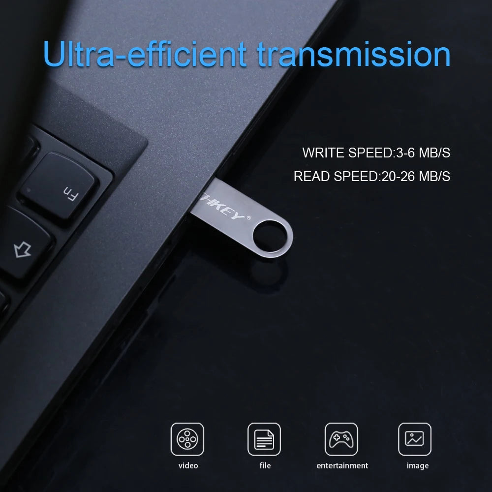 new TECHKEY usb flash drive 64GB 32GB 16GB 8GB 4GB pen drive pendrive флешка waterproof silver u disk memoria cel usb stick gift