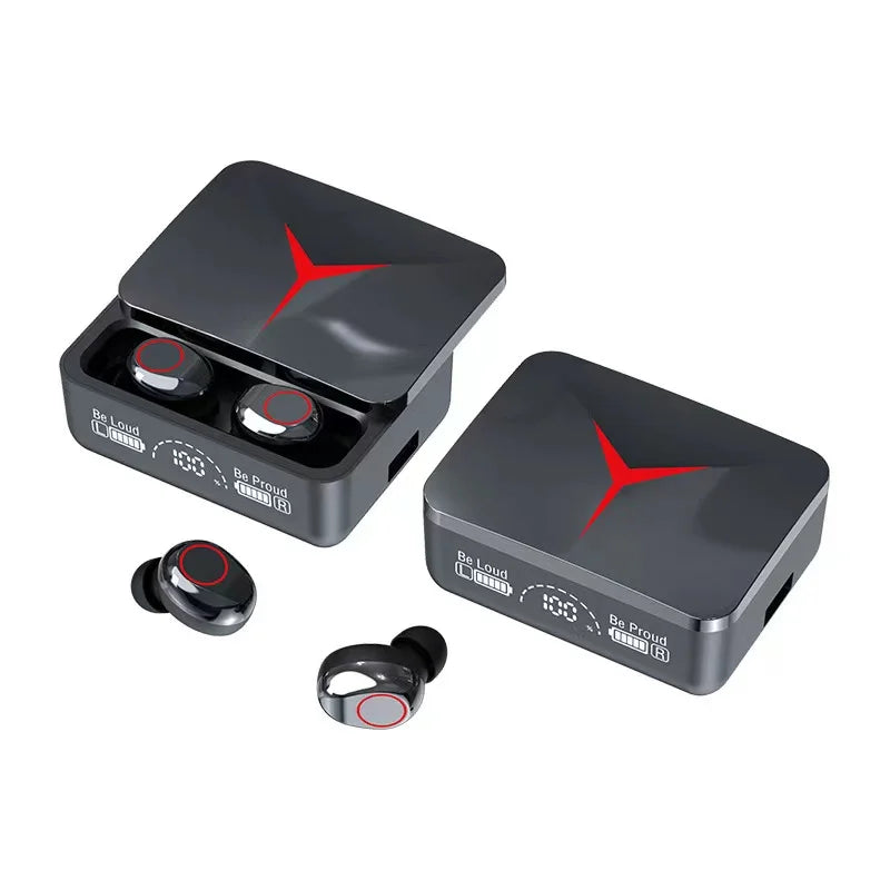 Wireless Bluetooth earbuds, in-ear touch earbuds, gaming headphones, stereo noise-cancelling, with microphone, for mobile gaming