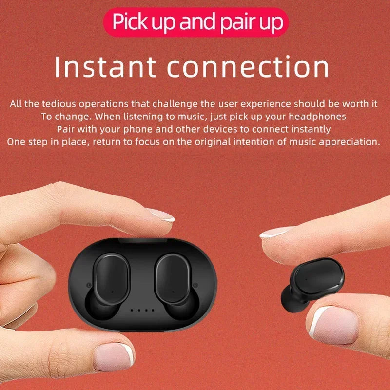 Original A6S TWS Headset Wireless Earphones Bluetooth Headphones Sport Stereo Fone Bluetooth Earbuds