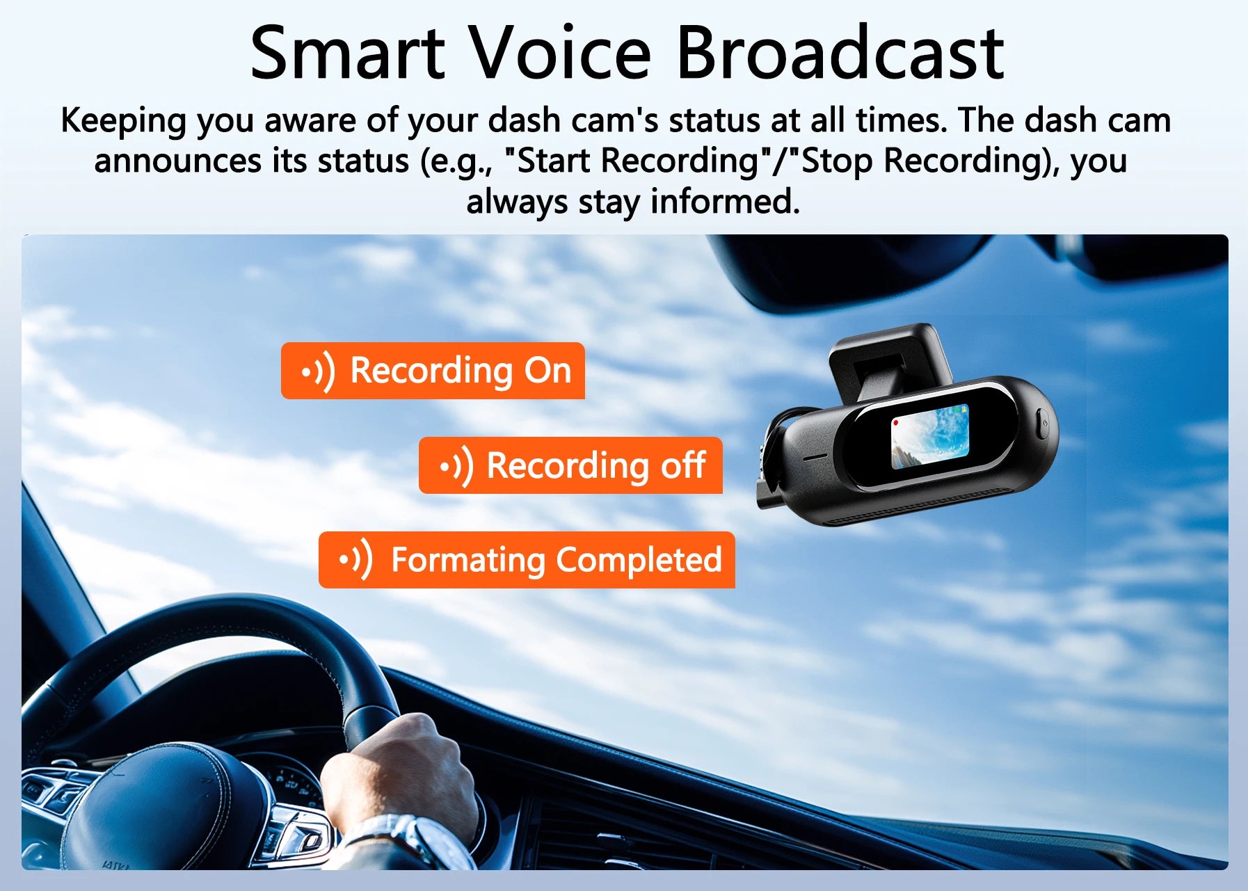 Dash Cam for cas 4K UHD Recording Front Rear Car Camera HDR Night Vision Recorder Built in Wi-Fi Parking Mode