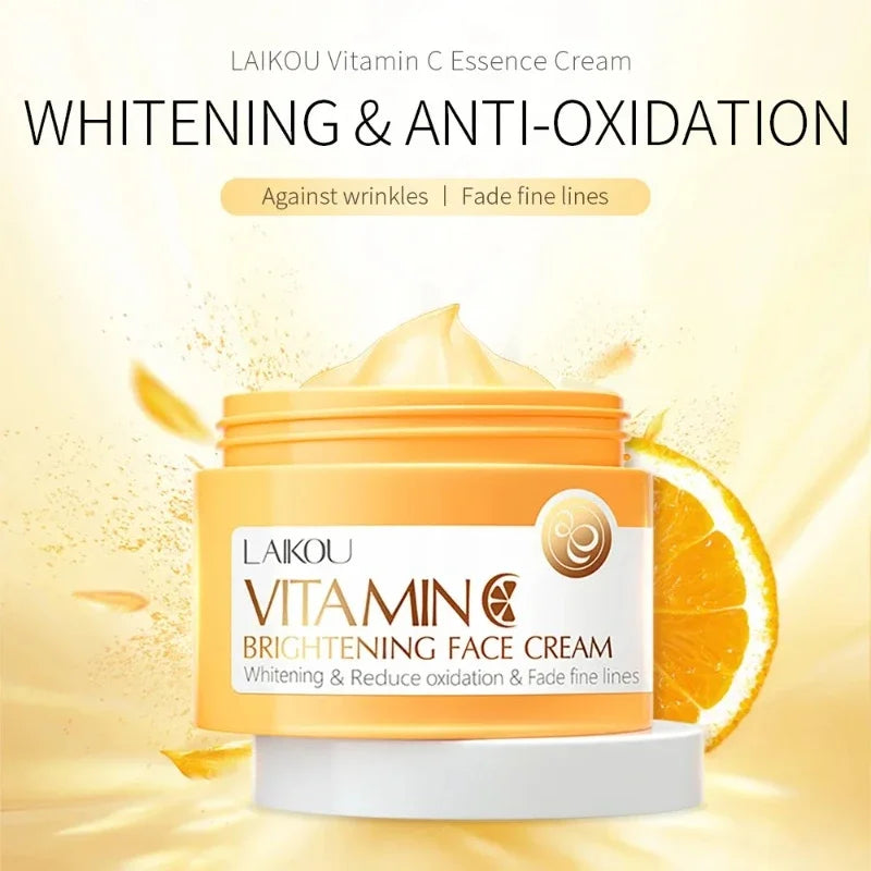 Vitamin C for Face Cream Reduces Dullness Pigments Dark Spots Firming Facial Cream  Lightening Skin Rejuvenation Beauty Health