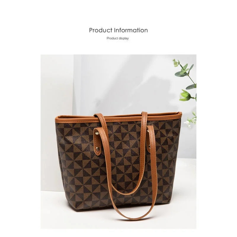 Women's bag bag women's 2023 new embossed floral handbag shopping bag versatile large capacity bucket bag