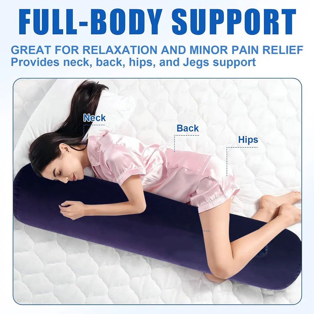 1pcs Inflatable Pillow Made of PVC Material Portable And Easy To Store Ideal For Both Home And Travel