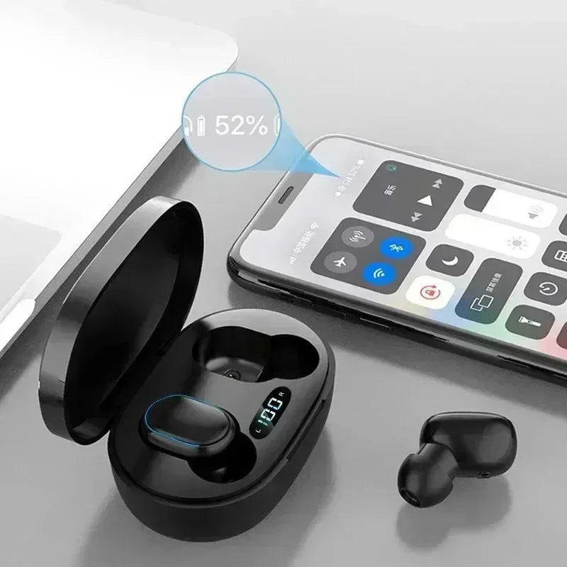 TWS Wireless Earphones Music Headset Bluetooth LED Display HiFi Earphone Waterproof Sport Wireless Headphone With Mic Earplugs