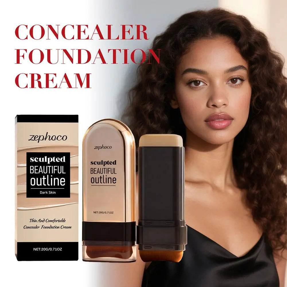 Long Lasting Moisturizing Foundation Cream High Quality Face Foundation Stick Concealer Makeup Full Coverage Face Base Makeup