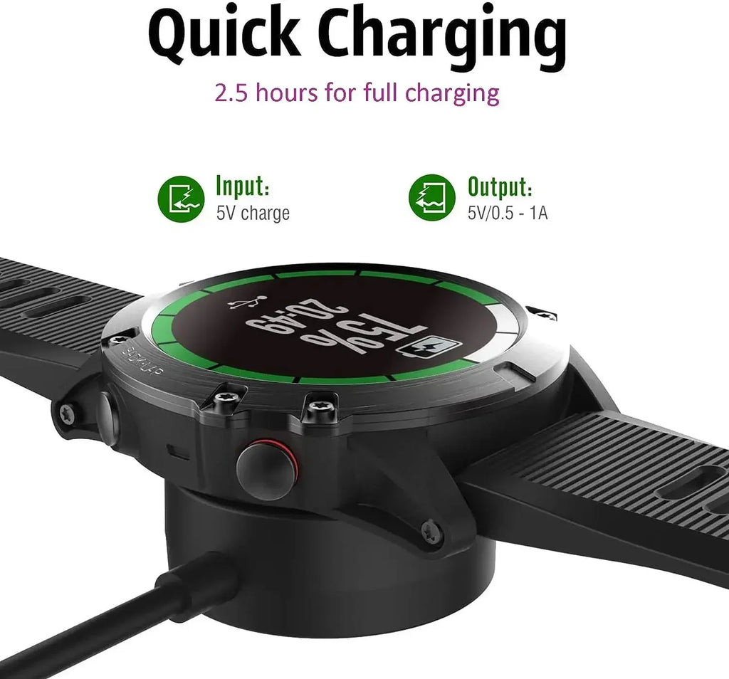 2025 Charger Dock for Garmin Fenix 5 5S 5X 6 6S 6X 6Pro 7 7X Plus 8 / Venu 2 2S Sq Vivoactive 3 4 Charging Cable Stand Station