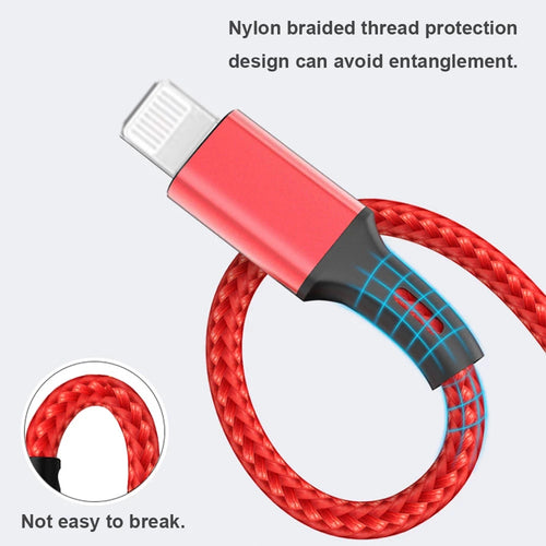 3In1 Fast Charging Cable Cord For iPhone Xiaomi Micro USB Type C Charger Cable Multi Port Multiple Usb Charging Wire Line 1.2m