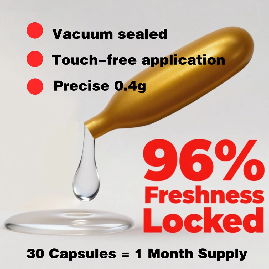 Vitamin E Serum Capsules, Single-Use Essence Capsules, Hydrating and Moisturizing Facial Skin, 90 Capsules/Bottle - 1 Bottle