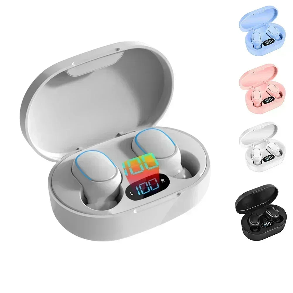 TWS Wireless Earphones Music Headset Bluetooth LED Display HiFi Earphone Waterproof Sport Wireless Headphone With Mic Earplugs