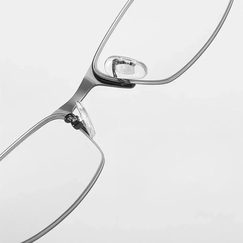 Smart Photochromic Near Sight Sun Glasses for Business Women Men Retro Metal Half Frame Myopia Eyewear Anti-UV Minus Goggles