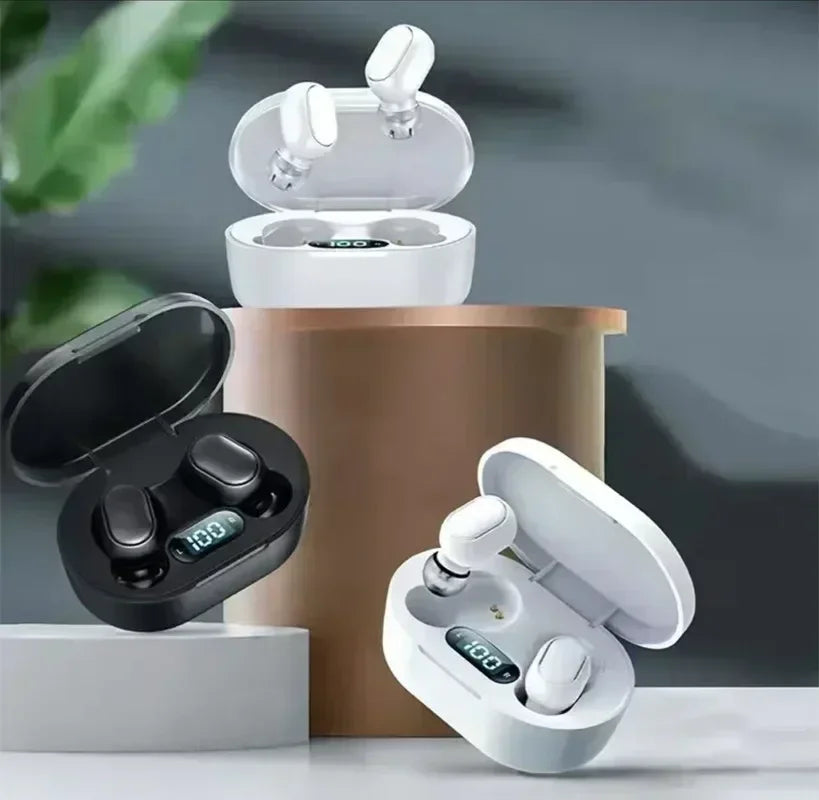 TWS Wireless Earphones Music Headset Bluetooth LED Display HiFi Earphone Waterproof Sport Wireless Headphone With Mic Earplugs