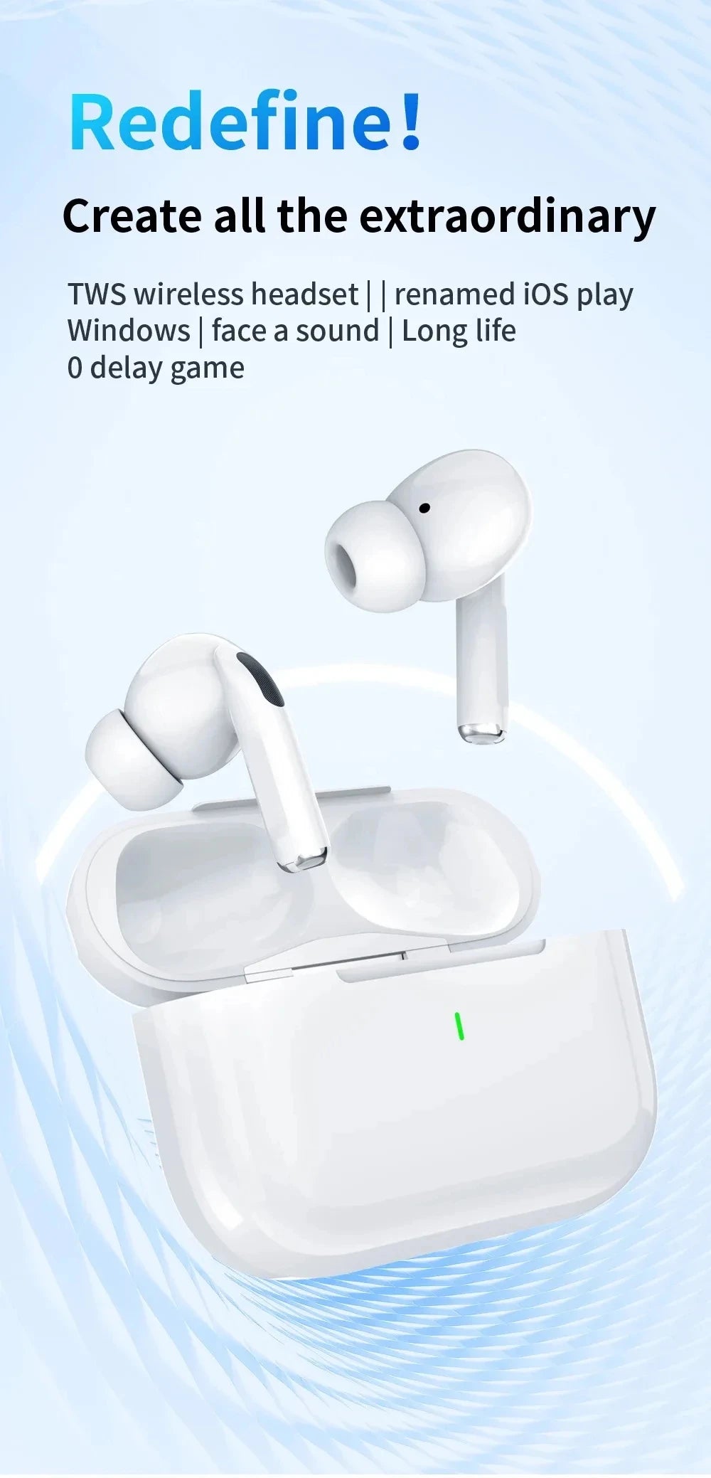 Wireless Earphones Pro 5 TWS Max Bluetooth Sport Earbuds  In Ear Noise Cancelling Headset For iPhone Android Headphone