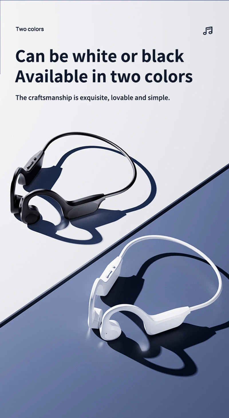 Wireless Earphone Bone Conduction Sport Swimming Bluetooth Compatible Headphone Hand-free With Mic For Running X7 Earbuds