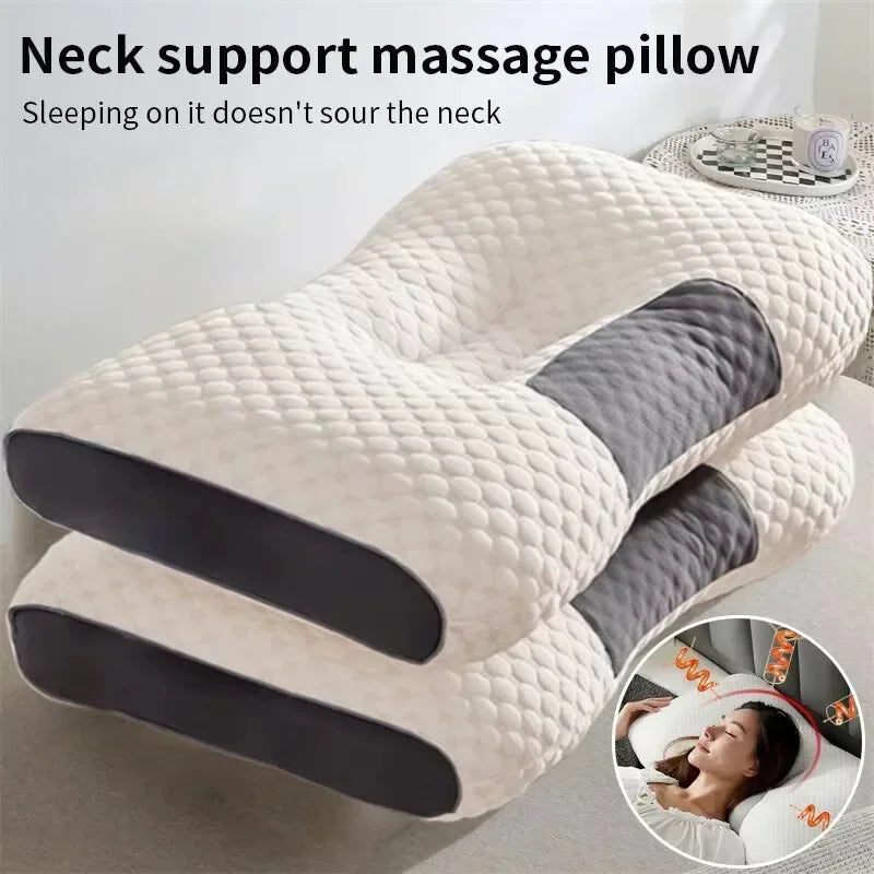 High Quality Washable Knitted Massage Pillow Better Sleep Neck Support hypoallergenic pillow Household Pillow Does Not Collapse