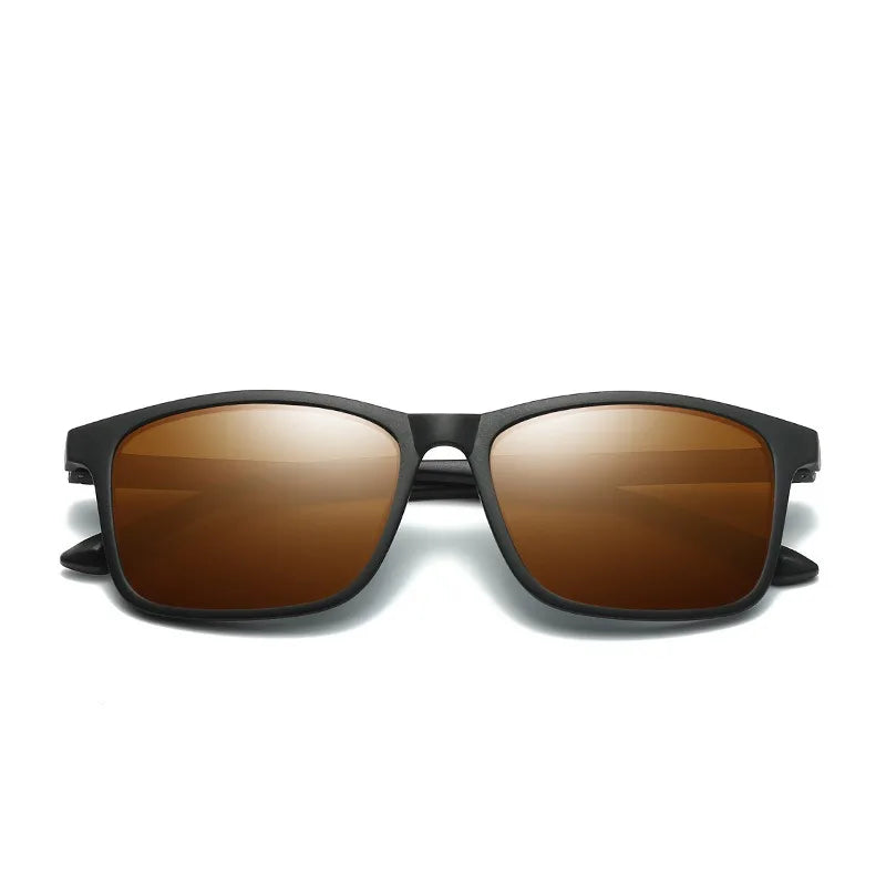 Men Women Polarized Sunglasses Luxury Brand Designer Vintage Square Sport Sun Glasses Fashionable Driving Fishing UV400 Eyewear