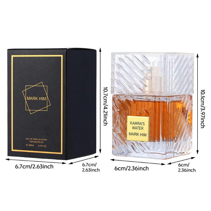Premium Brand Men Fragrance Arabian Charm Pheromone Fragrance Spray Unisex Fragrance Long-lasting Romantic Fougère Woody Cologne