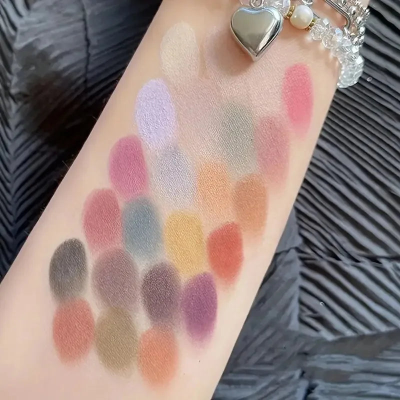 40-Color Eyeshadow Palette-Matte,Shimmer & Satin Finishes in Earthy Browns,Nudes & Multicolor Tones for Stunning Eye Makeup Look
