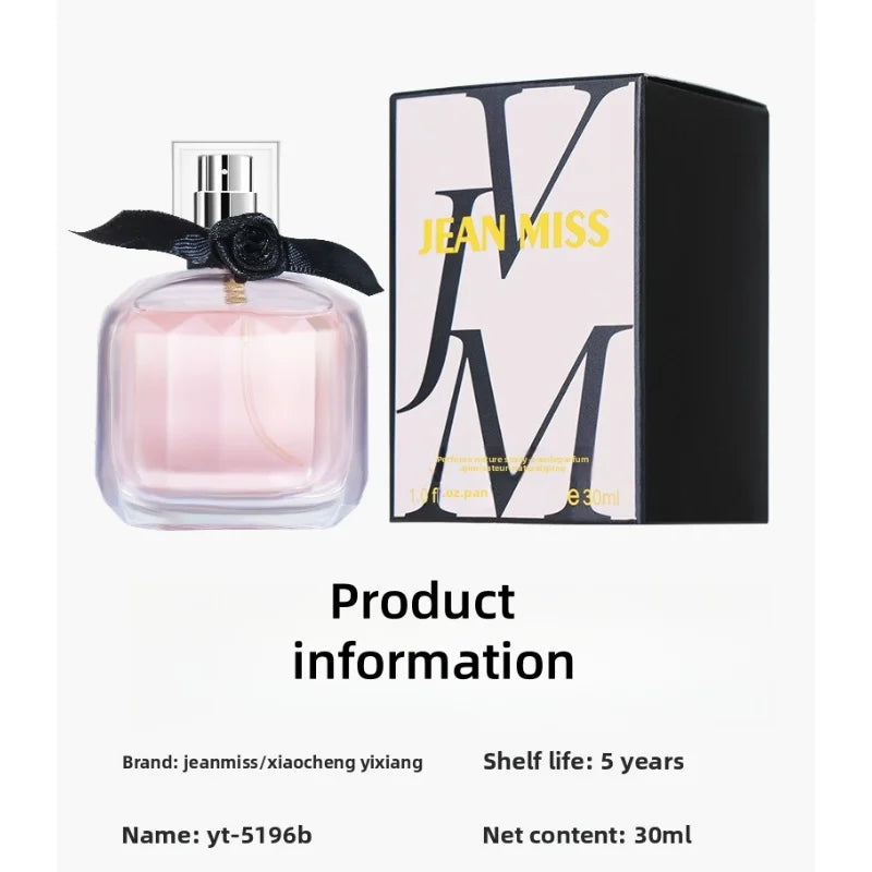 30ml Parisian Ladies Perfume Fresh Elegant Luxury Light Fragrance Natural Spary Floral Scent Party Eau De Parfum For Women