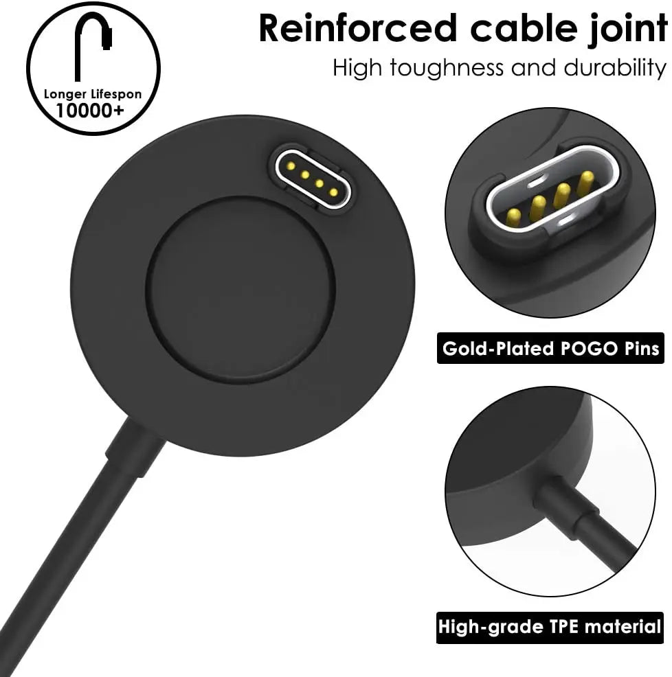 USB Charger Dock for Fenix 7 7X 7S 5X 6X 6/ Tactix/ Venu 2 SQ Garmin Vivoactive 3 4 4S Forerunner 955 Instinct Charging Cable