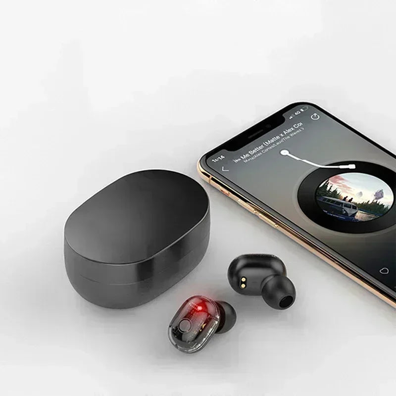 TWS Wireless Earphones Music Headset Bluetooth LED Display HiFi Earphone Waterproof Sport Wireless Headphone With Mic Earplugs
