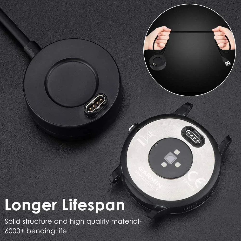 2025 Charger Dock for Garmin Fenix 5 5S 5X 6 6S 6X 6Pro 7 7X Plus 8 / Venu 2 2S Sq Vivoactive 3 4 Charging Cable Stand Station