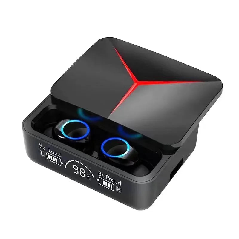 Wireless Bluetooth earbuds, in-ear touch earbuds, gaming headphones, stereo noise-cancelling, with microphone, for mobile gaming