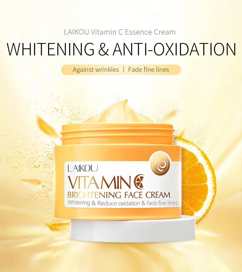 Vitamin C for Face Cream Reduces Dullness Pigments Dark Spots Firming Facial Cream  Lightening Skin Rejuvenation Beauty Health