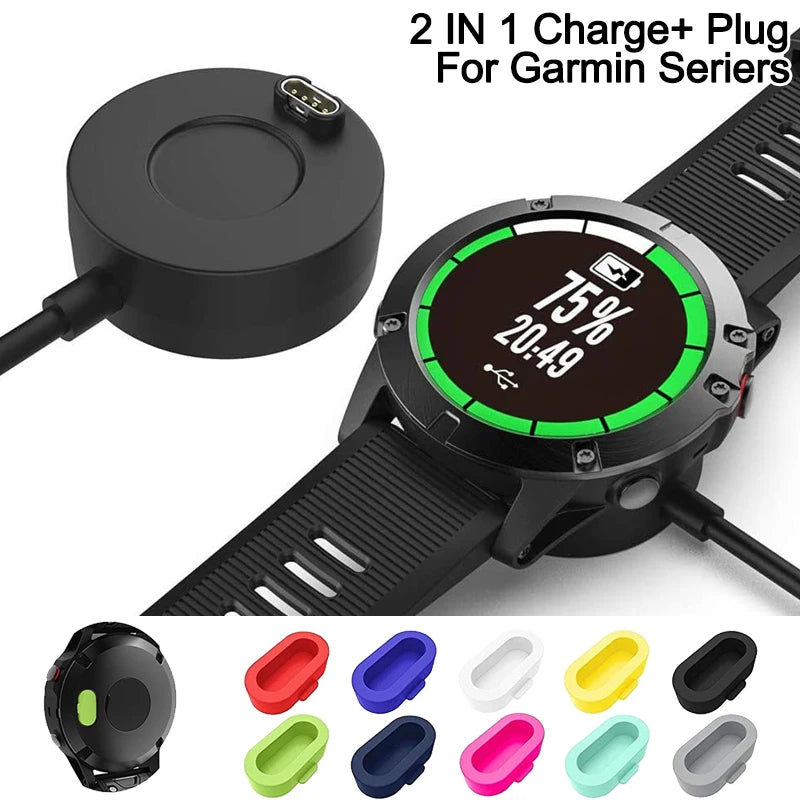 USB Charger Dock for Fenix 7 7X 7S 5X 6X 6/ Tactix/ Venu 2 SQ Garmin Vivoactive 3 4 4S Forerunner 955 Instinct Charging Cable