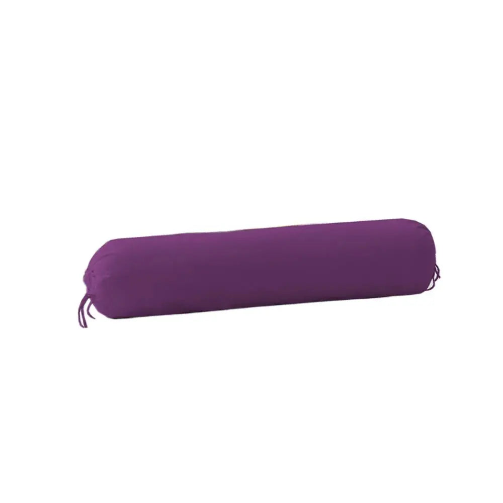 Durable Solid Color Long Cylindrical Pillowcase Washable Durable Bedroom Neck Bolster Pillowslip Household Removable Pillow Case