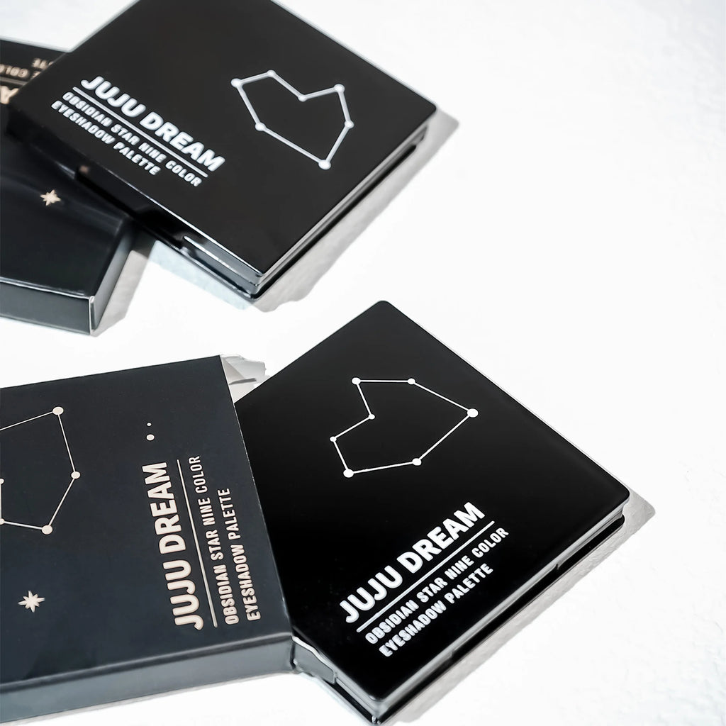 Nine-color eyeshadow palette Makeup Brush, gray-pink smoky makeup, matte pearlescent silkworm brightening makeup