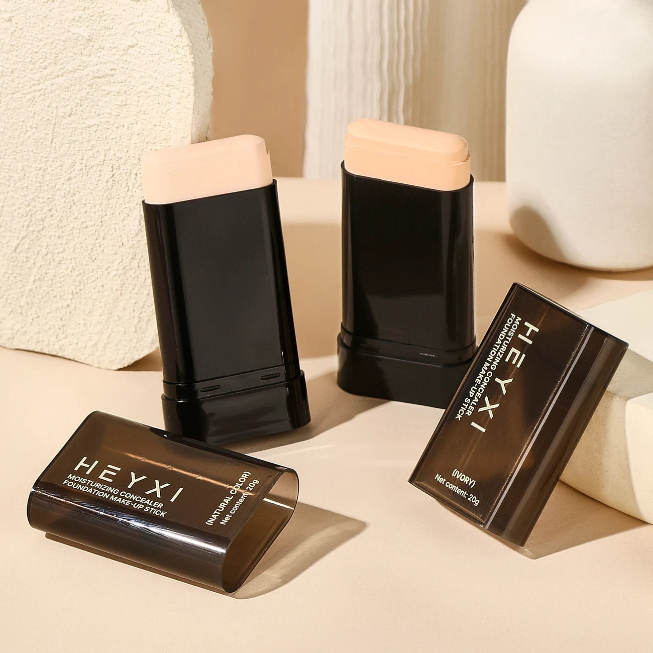 Foundation make-up Stick concealer - matte surface, all skin types, moisturize to create a natural base makeup,